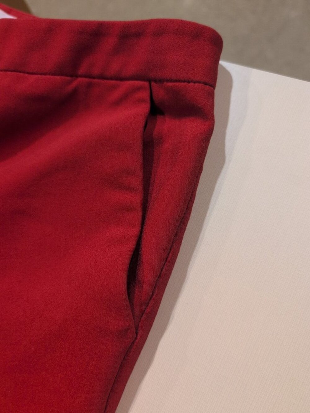 Calvin Klein Pants Women's Size 2 Red Dress Slacks - Picture 6 of 13